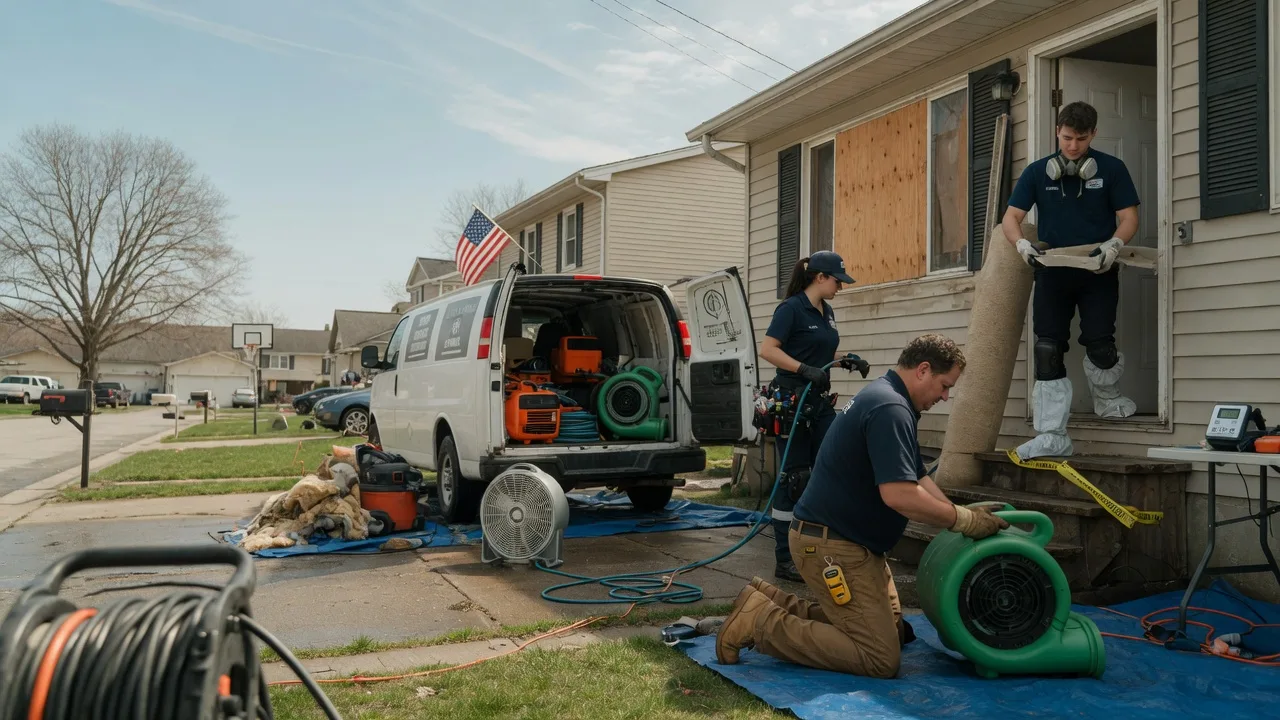 Water Damage Restoration in Alleman, IA near me